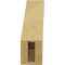 Ekena Millwork 3-inch W x 10-inch D x 10-inch H Olympic Rough Cedar Woodgrain TimberThane Knee Brace, Primed BRCUR03X10X10OLYRCPR - alternate 3